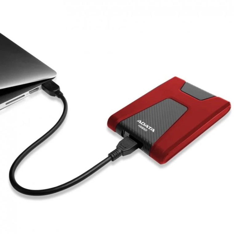 Adata HD650 2TB 2.5" USB 3.1 Rojo