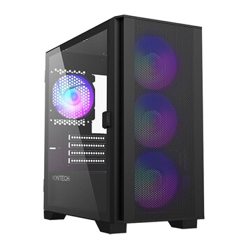 Torre PC Montech Air 100 Torre Micro-ATX ARGB Negra Torre PC Montech Air 100 Torre Micro-ATX ARGB Negra