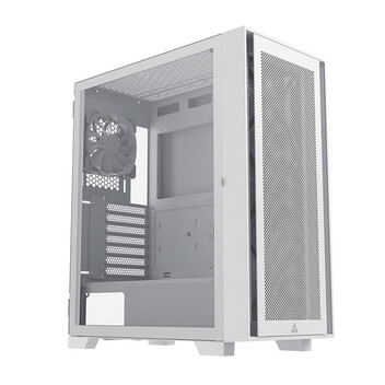Torre PC Montech AIR 1000 LITE Cristal Templado USB 3.2 Blanca