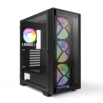 Torre PC Montech AIR 1000 PREMIUM Cristal Templado USB 3.2 Negra