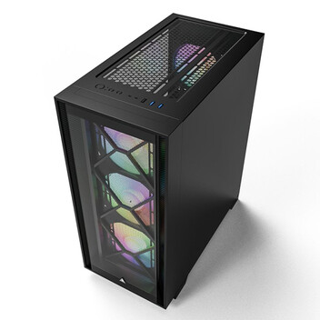 Torre PC Montech AIR 1000 PREMIUM Cristal Templado USB 3.2 Negra