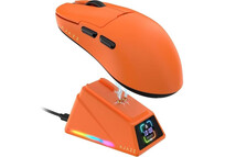 Ratón Ajazz inalámbrico 42000 DPI 8KHz Base magnética Pantalla Ultraligero 56g