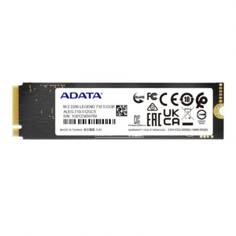 Adata Legend 710 M.2 512GB NVMe NAND Gen3x4