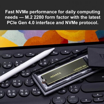Adata Legend 800 SSD 2TB M.2 NVMe Gen4x4 Adata Legend 800 SSD 2TB M.2 NVMe Gen4x4