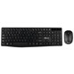 NGS Allure Kit Teclado Multimedia Qwerty Español + Ratón Inalámbricos Plug & Play Negro