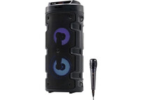 Elbe ALT-88-TWS Altavoz Karaoke Portátil LED 10W SD/USB/FM + Micrófono Negro