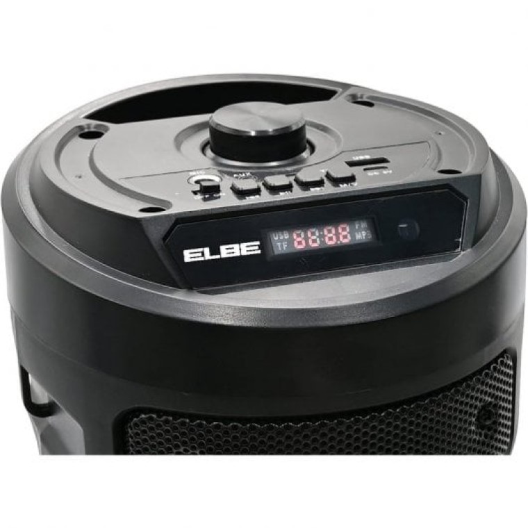 Elbe ALT-88-TWS Altavoz Karaoke Portátil LED 10W SD/USB/FM + Micrófono Negro