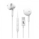 Akashi Kit Pieton St Auriculares USB-C Blanco