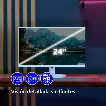 Monitor Alurin ALU-24-100IPS-F 24" IPS FHD 100Hz FreeSync Blanco Monitor Alurin ALU-24-100IPS-F 24" IPS FHD 100Hz FreeSync Blanco