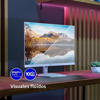 Monitor Alurin ALU-24-100IPS-F 24" IPS FHD 100Hz FreeSync Blanco Monitor Alurin ALU-24-100IPS-F 24" IPS FHD 100Hz FreeSync Blanco