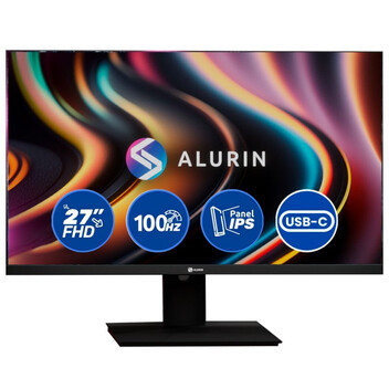 Monitor Alurin 27" IPS FHD 100Hz Freesync USB Tipo C