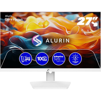 Monitor Alurin ALU-27-100IPS-F 27" IPS FHD 100Hz FreeSync Blanco Monitor Alurin ALU-27-100IPS-F 27" IPS FHD 100Hz FreeSync Blanco