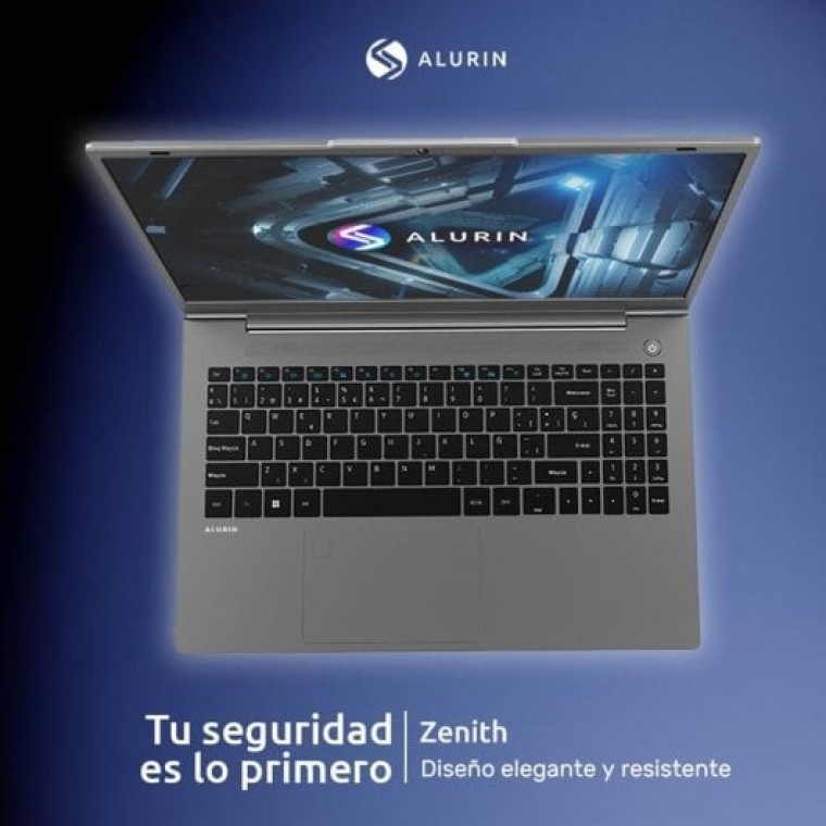 Portátil Alurin Zenith AMD R7-5700U/16GB/500GB SSD/15.6" + Windows 11 Pro