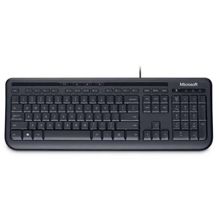 Microsoft Wired Keyboard 600 Teclado Multimedia