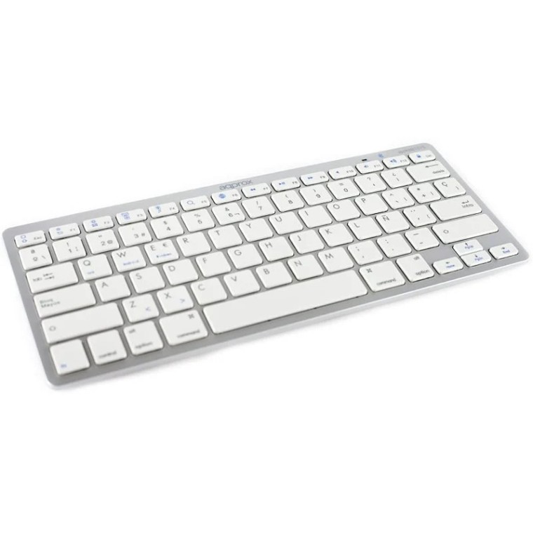 Approx APPKBBT02 Mini Teclado Bluetooth Blanco