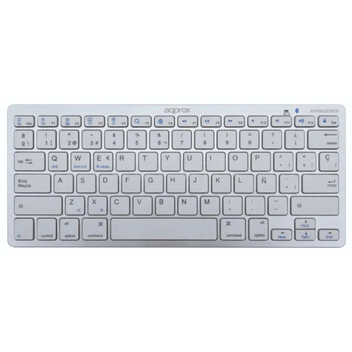 Approx APPMX300BTS Teclado Bluetooth Plata