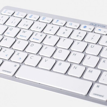 Approx APPMX300BTS Teclado Bluetooth Plata