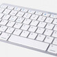 Approx APPMX300BTS Teclado Bluetooth Plata