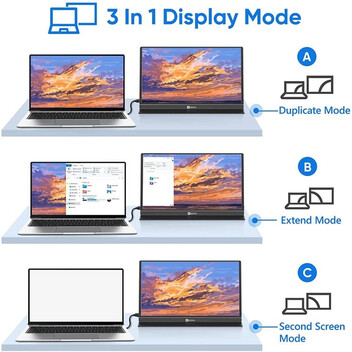 Arzopa Z1 Gamut Monitor Portátil 15.6" FullHD IPS HDR