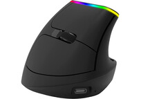 Ordissimo Ratón Inalámbrico Ergonómico Negro Ordissimo Ratón Inalámbrico Ergonómico Negro
