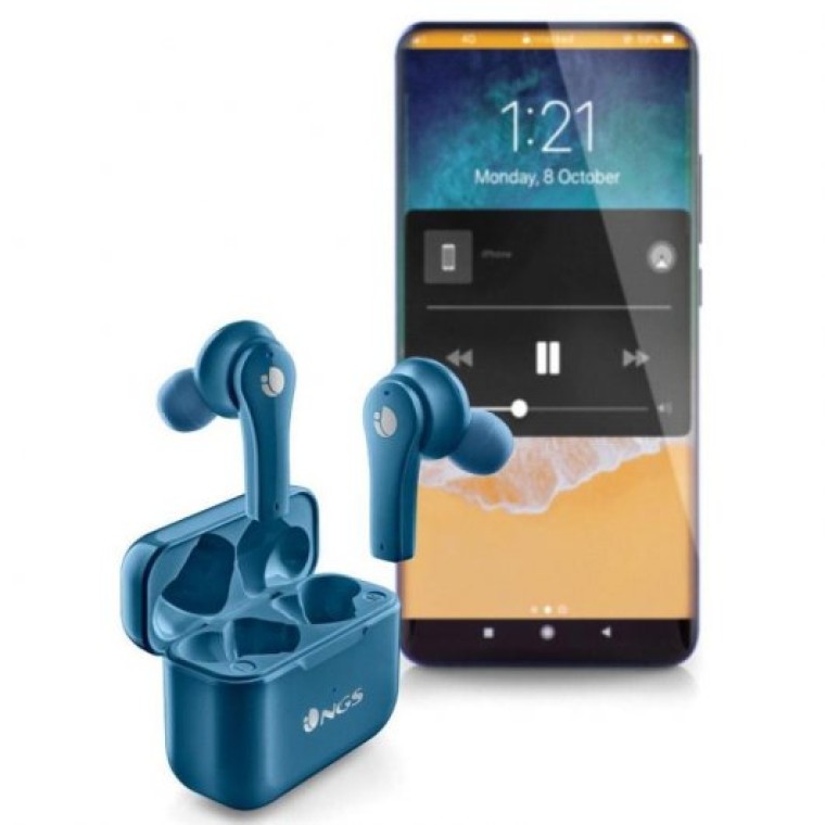 NGS Artica Bloom Auriculares Bluetooth TWS Azules