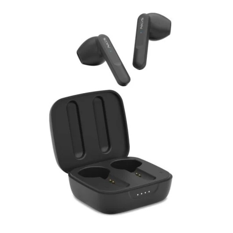 NGS Artica Move Black Auriculares Inalámbricos con Estuche de Carga y Bluetooth 5.3 Negro