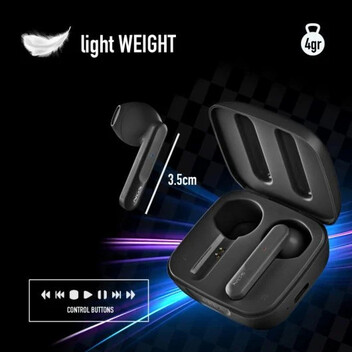 NGS Artica Move Black Auriculares Inalámbricos con Estuche de Carga y Bluetooth 5.3 Negro NGS Artica Move Black Auriculares Inalámbricos con Estuche de Carga y Bluetooth 5.3 Negro