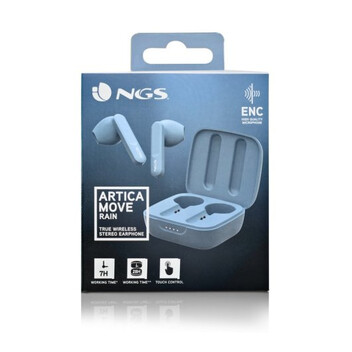 NGS Artica Move Rain Auriculares Inalámbricos con Estuchce de Carga y Bluetooth 5.3 Azul NGS Artica Move Rain Auriculares Inalámbricos con Estuchce de Carga y Bluetooth 5.3 Azul
