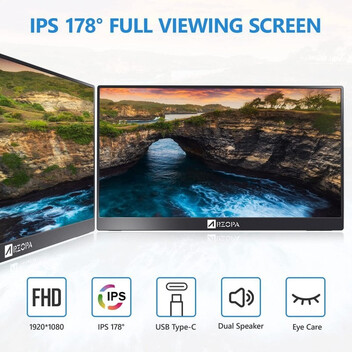 Arzopa A1 Max Monitor Portátil 17.3" FullHD IPS HDR Arzopa A1 Max Monitor Portátil 17.3" FullHD IPS HDR