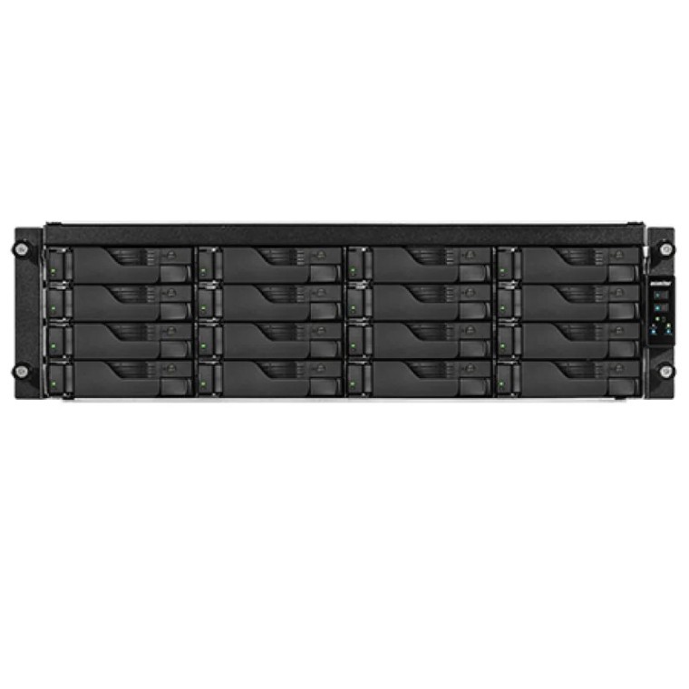 Asustor AS7116RDX Servidor de Almacenamiento NAS Bastidor 3U Ethernet Negro