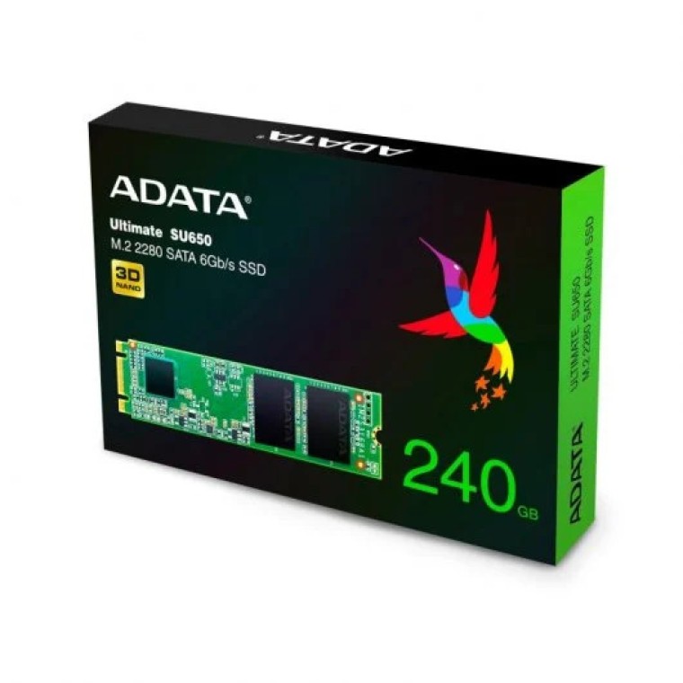 Adata Ultimate SU650 240GB SSD M.2 SATA 3 3D TLC