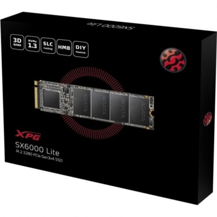 Adata XPG SX6000 Lite SSD M.2 256GB PCIe 3D TLC NVMe