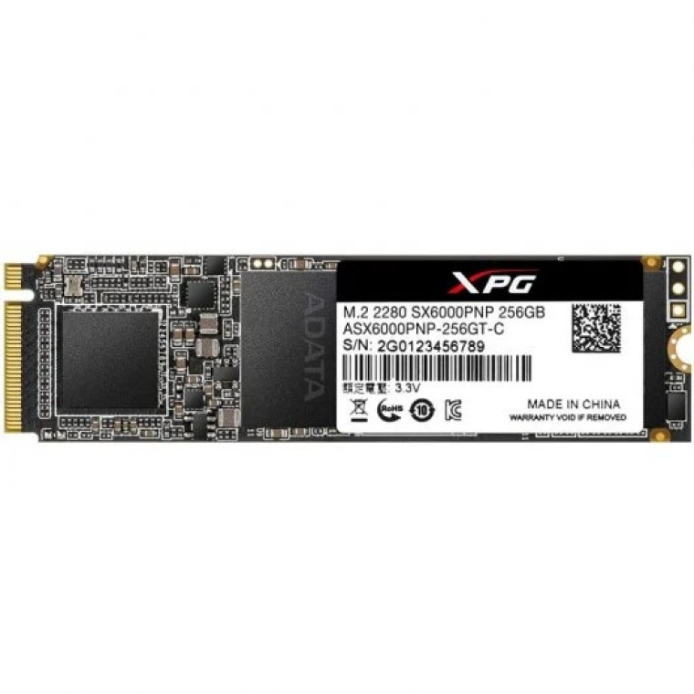 Adata XPG SX6000 Pro SSD M.2 256GB PCIe Gen3x4