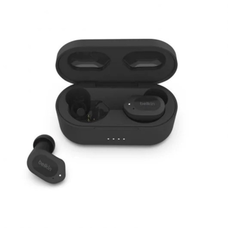 Belkin SOUNDFORM Play Auriculares Bluetooth True Wireless Negros