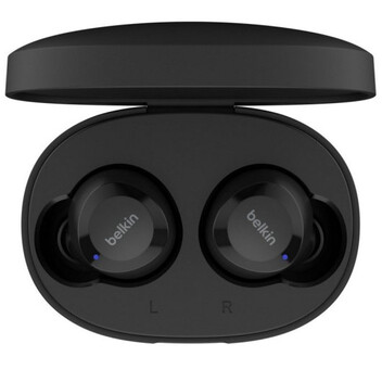 Belkin SoundForm Bolt Auriculares Bluetooth con Estuche de Carga Negros Belkin SoundForm Bolt Auriculares Bluetooth con Estuche de Carga Negros