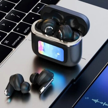 Klack Auriculares Bluetooth con Cancelación de Ruido Real (ANC) y Pantalla Táctil Inteligente