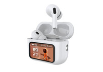 Klack Z90 Pro Auriculares Bluetooth con Pantalla Táctil Y Cancelación de Ruido Activa Blancos Klack Z90 Pro Auriculares Bluetooth con Pantalla Táctil Y Cancelación de Ruido Activa Blancos
