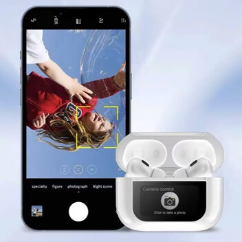 Klack Z90 Pro Auriculares Bluetooth con Pantalla Táctil Y Cancelación de Ruido Activa Blancos Klack Z90 Pro Auriculares Bluetooth con Pantalla Táctil Y Cancelación de Ruido Activa Blancos