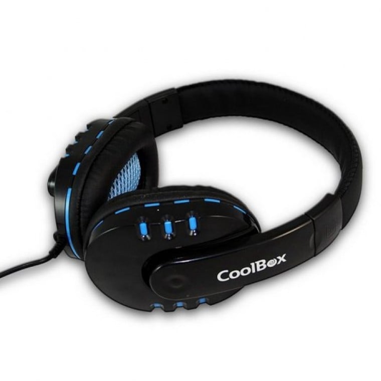 CoolBox Deep Blue G2 Auriculares Gaming Negro/Azul