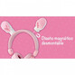 Avenzo AV-HP2100 Auriculares con Luces LED Conejo Rosa