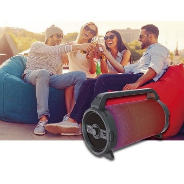 Avenzo Bazooka Altavoz Bluetooth Portátil con Karaoke y Micrófono Incluido 18W