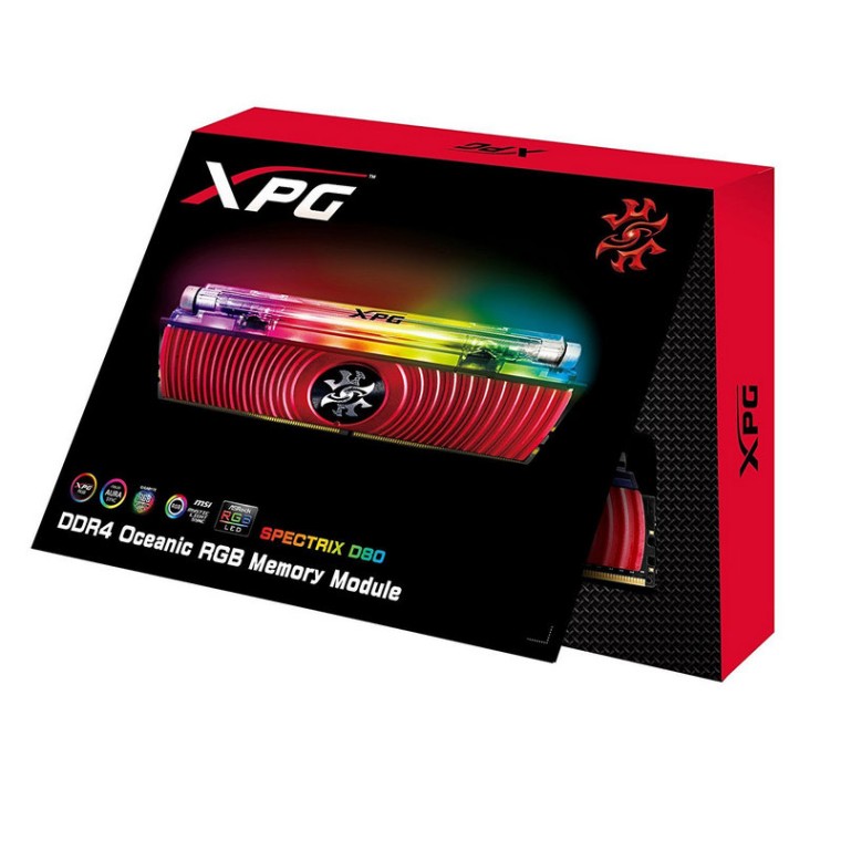 Adata XPG Spectrix D80 RGB DDR4 3600 PC4-28800 16GB 2x8GB CL17 Rojo