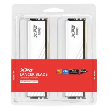 Memoria RAM ADATA 32GB DDR5 6000MHz LANCER BLADE RGB 2x16GB Blanco Memoria RAM ADATA 32GB DDR5 6000MHz LANCER BLADE RGB 2x16GB Blanco