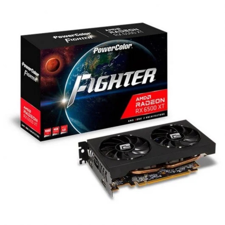 PowerColor Fighter AMD Radeon RX 6500XT 4GB GDDR6