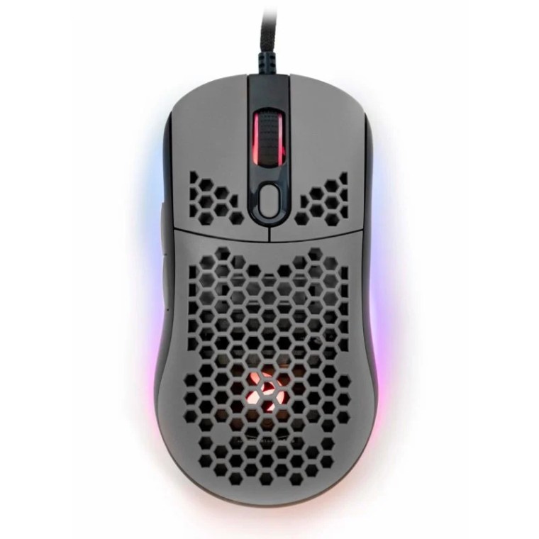 Arozzi Favo Ultra Light Ratón Gaming 16000DPI Gris