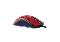 Arozzi Favo RGB Ratón Gaming 16000 DPI Rojo