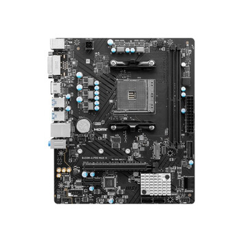 Placa Base MSI B450 B450M-A PRO MAX II AM4 Micro-ATX M.2 DDR4 64GB USB 4K