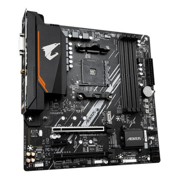 Placa Base GIGABYTE B550 AMD AM4 MicroATX B550M AORUS ELITE AX WiFi 6E RGB Placa Base GIGABYTE B550 AMD AM4 MicroATX B550M AORUS ELITE AX WiFi 6E RGB