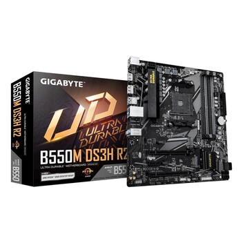 Placa base Gigabyte B550M DS3H R2 AM4 Micro ATX, DDR4, Dual M.2, 128GB, LAN 1GbE Placa base Gigabyte B550M DS3H R2 AM4 Micro ATX, DDR4, Dual M.2, 128GB, LAN 1GbE