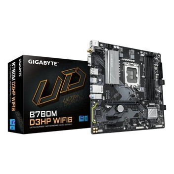 Placa base Gigabyte B760M D3HP WiFi6 LGA 1700 DDR5 Micro ATX VRM Digital M.2 PCIe 4.0 Placa base Gigabyte B760M D3HP WiFi6 LGA 1700 DDR5 Micro ATX VRM Digital M.2 PCIe 4.0